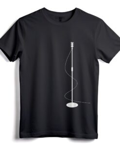 Open Mic Comedian Stand Up Comedy Retro Mikrofon T-Shirt - Leichtes T-Shirt mit klassischer Passform für Comedy-Enthusiasten